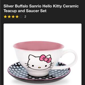 Hello kitty ceramic teacup set new